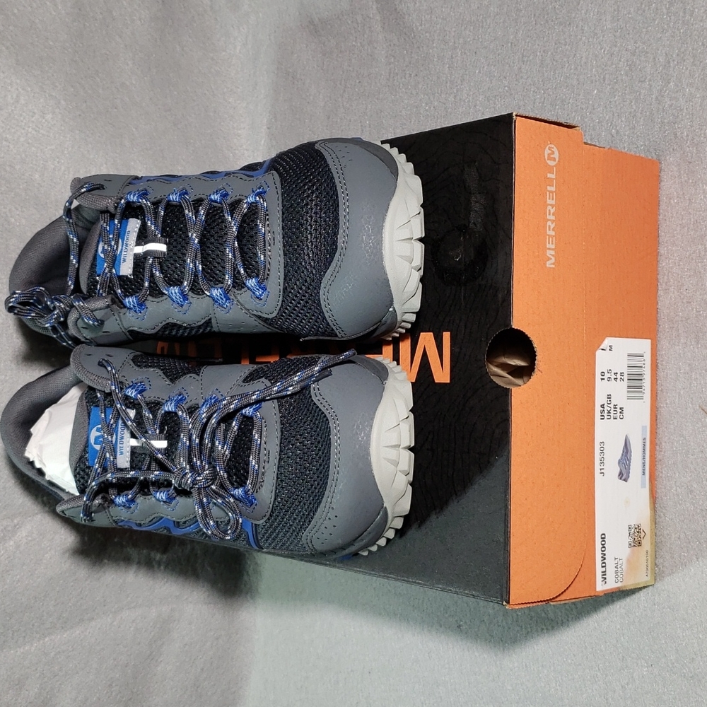 10 Mens Merrell Wildwood in Cobalt